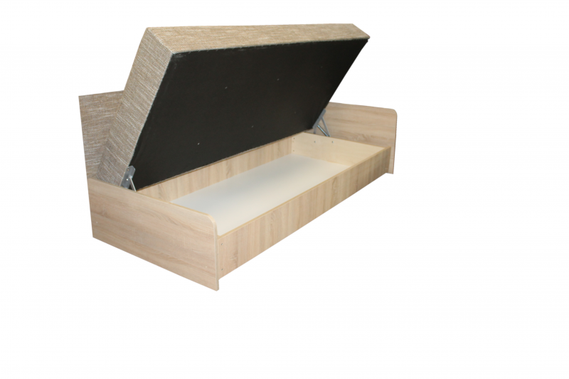 Tapczan 90-tka oparcie tapicerowane