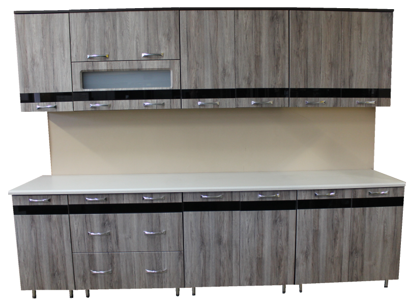 Kuchnia MDF Szkło lacobel