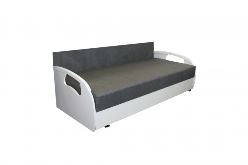 Tapczan Maja z oparciem tapicerowanym